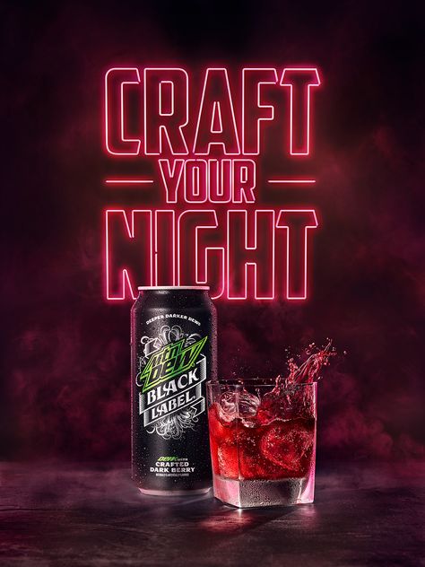 Mountain Dew Craft Ads on Behance Mountain Dew Drink, Bar Flyer, Banks Advertising, Beverage Poster, Drink Poster, Beer Ad, Beer Poster, Food Graphic Design, Food Poster Design