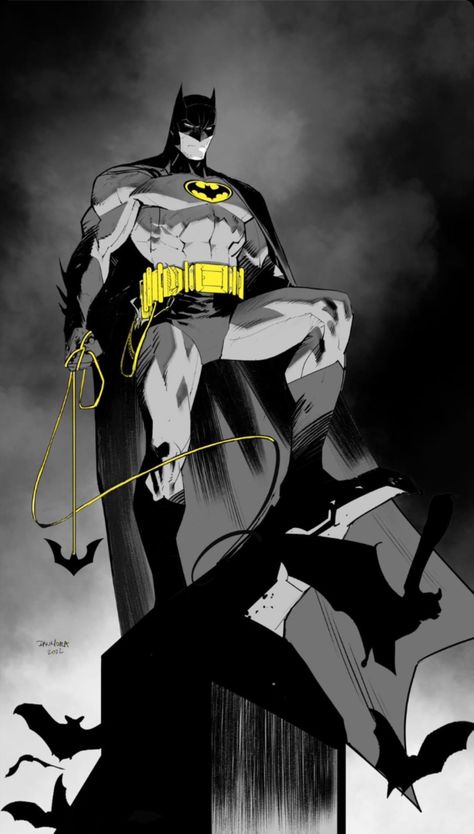 Dan Mora Batman, Batman History, Batman Art Drawing, Dan Mora, Batman Comic Wallpaper, Batman Drawing, Batman Armor, Batman Costumes, Cover Instagram