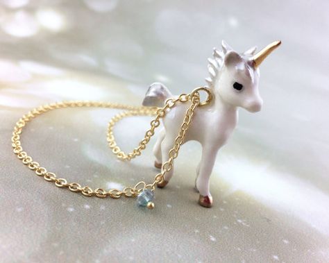 Unicorn Gift Women Unicorn Necklace Gold by SpotLightJewelry Unicorn Things, Hamsa Necklace Gold, Unicorn Stuff, Fantasy Necklace, Unicorn Jewelry, Unicorn Magic, Unicorn Charm, Unicorn Pendant, Unicorn Costume