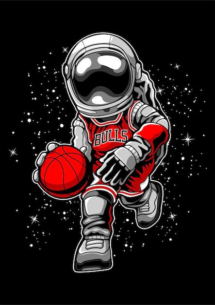 Premium Vector | Astronaut playing basketball cartoon style Basketball Cartoon, Astronaut Illustration, Playing Basketball, Painting Ideas On Canvas, Cartoon Style, Painting Ideas, Premium Vector, Basketball, Canvas