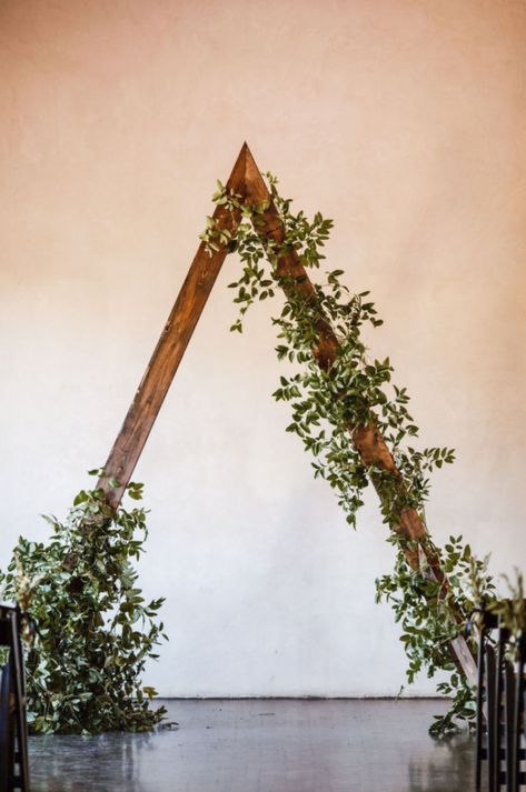 Option: arch greenery no flowers Arch Greenery, Wedding Arch Greenery, Arch With Greenery, Wedding Archway, Wedding Alters, Wooden Arch, Wedding Arch Flowers, Wedding Arbour, Arch Flowers