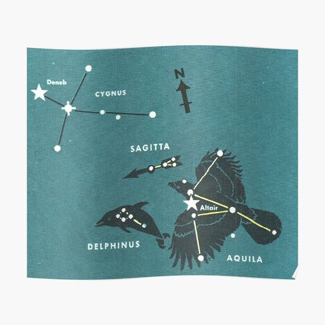 Constellation Perseus, Perseus Constellation, Andromeda Constellation, Map Poster Design, Map Sticker, Astronomy Science, Vintage Star, Star Map, Map Design