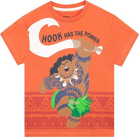 DisneyKids #Disney #KidsMoana #Kids #MoanaT-Shirt #Moana #T-ShirtMaui #T-Shirt #MauiShort #Maui #ShortSleeve #Short #SleeveTee #Sleeve #Teefor #Tee #forBoys #for #Boysor #Boys #orGirls #or #Girls Kids Pajamas Boys, Demi God, Disney Moana, Kid Character, Disney Kids, Disney Tshirts, Boys Pajamas, Disney Merchandise, Kids Coats