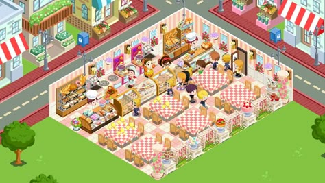 Bakery Story Game Design Ideas, Bakery Fashion, Game Layout, Childhood Quotes, Gif Ideas, Game Design Ideas, Story Design, Interior And Exterior Design, Hay Day