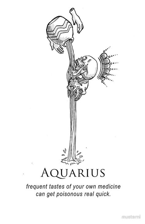 Aquarius - Shitty Horoscopes Book VI: After the Fall by musterni Amrit Brar, Tattoo Aquarius, Aquarius Constellation Tattoo, Aquarius Aesthetic, Aquarius Art, Aquarius Constellation, Aquarius Tattoo, Aquarius Truths, Astrology Aquarius