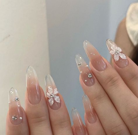 Enchanted Nails, Nail Info, Adorable Nails, Uñas Aesthetic, Nail Aesthetic, Fancy Nails Designs, Korean Nails, Grunge Nails, Nail Idea