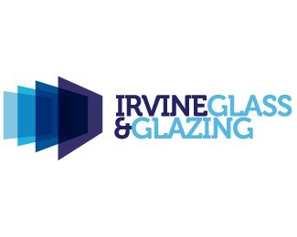 Irvine Glass & Glazing Company Logo Logo Design App, Personal Logo Design, K Logos, Film Logo, Shop Signage, Glasses Logo, Company Logos, Auto Glass, Symbol Logo