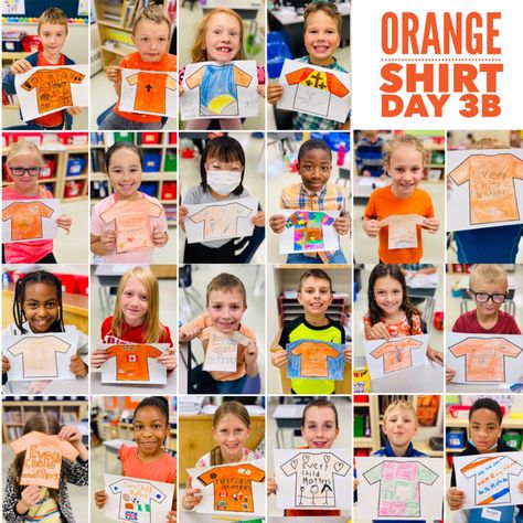 Orange Shirt Day | Trinity Christian School Orange Shirt Day Art, Indigenous Activities, Trinity Christian, Reconciliation Week, Orange Shirt Day, Toddler Classroom, Every Child Matters, Christian School, Orange Shirt