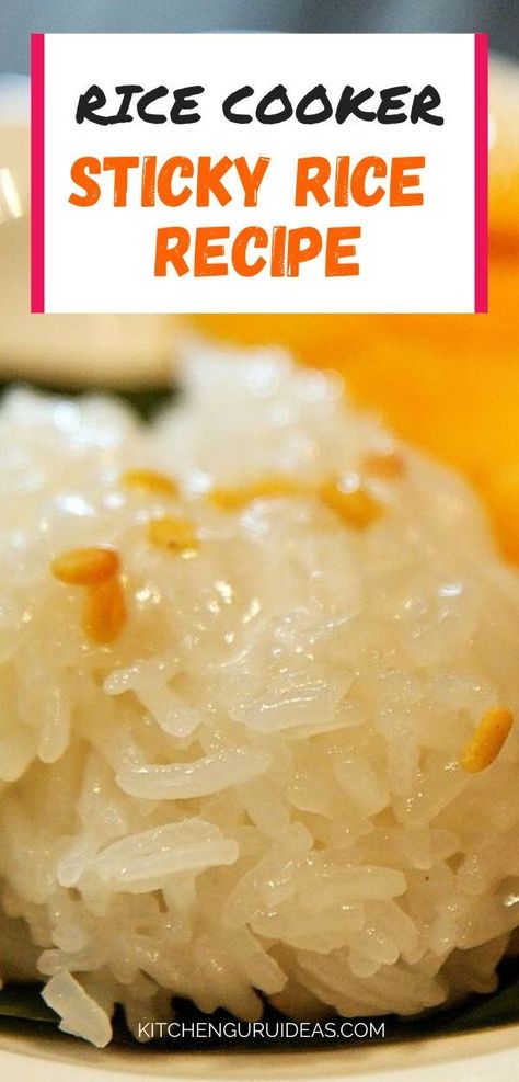 Dinner Recipes For Family Videos, Rice Cooker Pasta, Rice In A Rice Cooker, Sticky Rice Recipe, Spanish Rice Recipe Easy, Zojirushi Rice Cooker, Sweet Sticky Rice, Rice On The Stove, Rice Side Dish Recipes