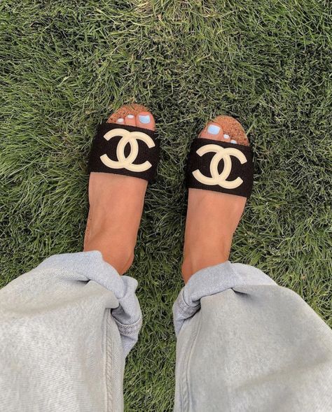 Chanel Mules Slides, Chanel Mules, Chanel Slides, Gucci Mules, Pool Slides, Mule Shoe, Slides, Chanel, Gucci