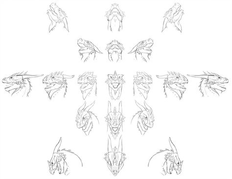 Dragon Head Open Mouth by sofmer on DeviantArt Dragon Head Drawing, Dragon Poses, Dragon Anatomy, Dragon Base, Mouth Drawing, Výtvarné Reference, Dragon Sketch, Creature Drawings, Dragon Pictures