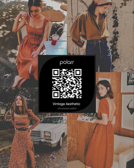 Lightroom Codes Filter, Polar Vintage Filter, Polarr Presets Qr Code, Polar Preset Vintage, Qr Code Polarr Filter Lightroom, Code Polarr Vintage, Code Polar Vintage, Polar Qr Code Filter, Pollar Qr Code