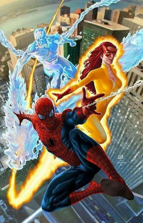 Spider-Man & his amazing friends Spiderman And His Amazing Friends, Spiderman And Batman, Friends Cupcakes, Spider Man Art, Xavier Rudd, Art Alien, Amazing Friends, Marvel Vs Dc, Marvel Comic Universe