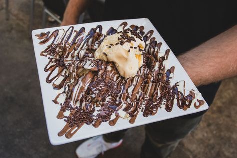 Crepes Get Turned Into 'Pasta' In This Delicious Take On Dessert Lotus Cookies, Dessert Pasta, Sweet Crepes, Chocolate Sprinkles, Creamy Sauce, Crash Course, Vanilla Ice Cream, Butter Cookies, Alfredo