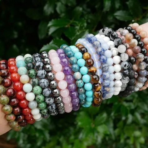 Crystals Bracelets, Girly Bracelets, Crystal Bead Jewelry, Energy Centers, Wrist Jewelry, Reiki Crystals, Energy Bracelets, Waist Beads, Healing Crystal Jewelry