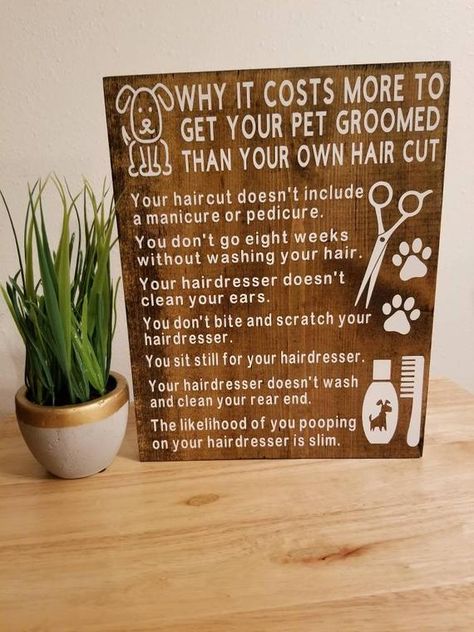 Dog Grooming Gift Pet Groomer Dog Decor Gift For Dog | Etsy Dog Grooming Salon Decor, Pet Grooming Business, Mobile Pet Grooming, Dog Groomer Gifts, Pet Grooming Salon, Dog Grooming Shop, Dog Spa, Dog Grooming Salons, Dog Hotel