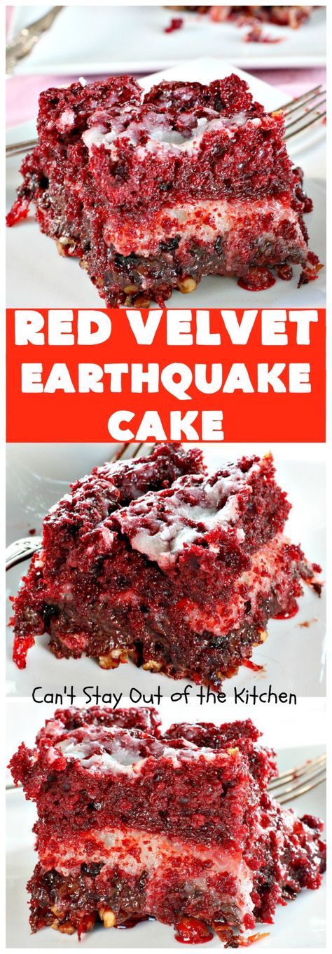 Red Velvet Earthquake Cake Rootabaga Recipes, Jambayla Recipe, Rosoto Recipes, Golosh Recipe, Kolarabi Recipes, Gulosh Recipe, Codfish Recipes, Brisquet Recipes, Mozerella Recipes