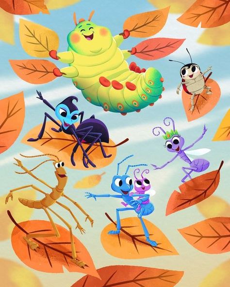 A Bugs Life Characters, Mickey Mouse Wallpaper Iphone, Bugs Life, Disney Memories, Disney Gif, Disney Wall, Mickey Mouse Wallpaper, A Bug's Life, Pixar Movies