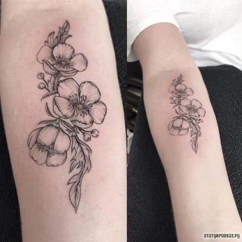 Buttercup tattoo Buttercups Tattoo, Buttercup Flower Tattoo, Buttercup Tattoo, Girl Power Tattoo, Body Board, Thigh Tat, Bone Tattoo, Power Tattoo, Buttercup Flower