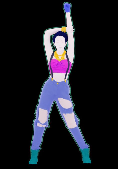 Just Dance Costume, Just Dance Aesthetic, Just Dance 2016, Style Icons Inspiration, Dancing Poses, Random Character, Dance Stuff, Dance Outfit, Dance Clothes