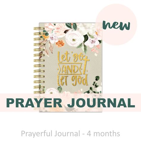 Prayerful Journal - Let God Daily Prompts, Daily Journal Prompts, The Lord's Prayer, Free Bible Study, Let Go And Let God, Devotional Journal, Lord's Prayer, Prayer Life, Sermon Notes