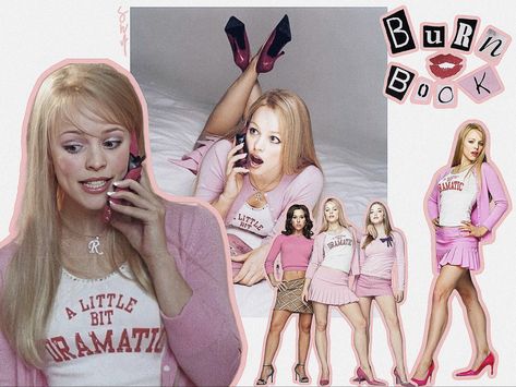 Regina George On The Phone, Regina George Iconic Lines, Regina George A Little Bit Dramatic, Regina George New Movie, Regina George Costume, Mean Girls Edits Regina, Plastic Outfit, Chanel Oberlin, Girly Movies