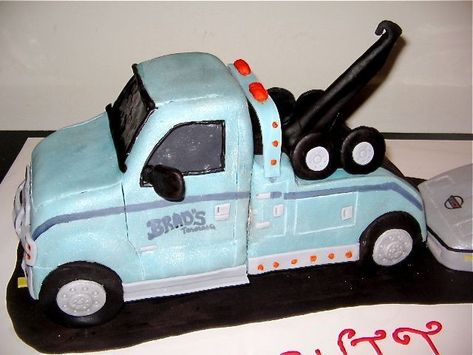 Tow Truck Cake, Birthday Cake For Men, Cake For Men, Cars Party Favors, Truck Birthday Cakes, Birthday Cake For Husband, New Birthday Cake, Truck Cake, Diy Birthday Cake