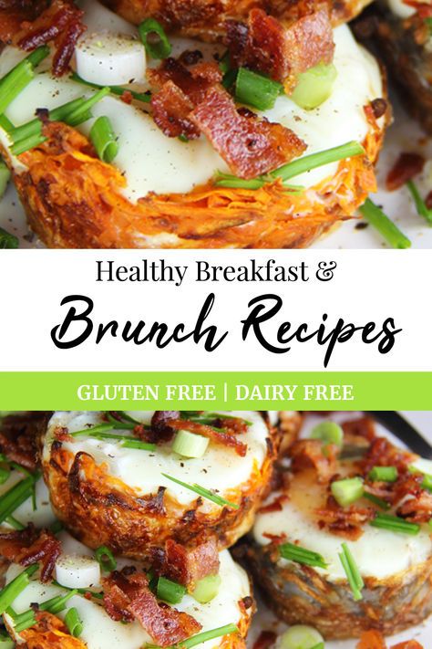 Making a clean breakfast or brunch is easier and healthier than ever! With make-ahead recipes, family favorites, entertaining picks, and solo recipes; there's a little something for everyone. All breakfast and brunch recipes are gluten free and dairy free. Gluten Free And Dairy Free Brunch Ideas, Dairy Free Egg Breakfast, Dairy Free Gluten Free Brunch, Gluten Free Savoury Recipes, Fall Brunch Ideas Gluten Free, Gf Brunch Recipes, Gluten Free Dairy Free Brunch Recipes, Gluten And Dairy Free Breakfast Recipes, Quick Gluten Free Breakfast