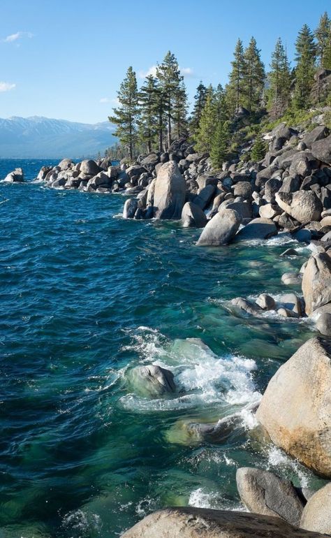 Lake Side View, Forest By The Sea, Sea Side Photography, Tahoe In Winter, Forest From Above, Vacation In California, Desolation Wilderness, See View, White Winter Wonderland