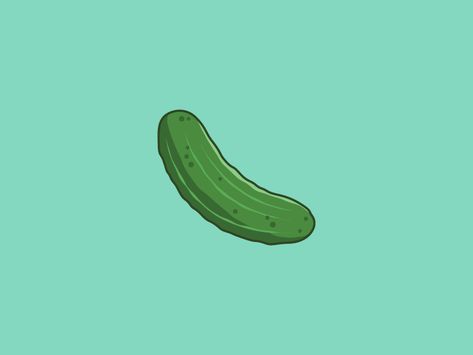 Retro Pickle Illustration, Tiny Pickle Tattoo, Pickle Tattoo Small, Pickles Drawing, Pickle Drawing, Pickle Logo, Pickles Tattoo, Pickle Illustration, Pickle Tattoo