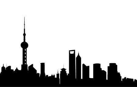 Shanghai skyline | Tattoos | Pinterest | Shanghai, Silhouette and ... Sticker Reference, Skyline Tattoo, Skyline Drawing, Shanghai Skyline, Cute Tats, Bridal Business, City Sketch, City Tattoo, Silhouette Drawing