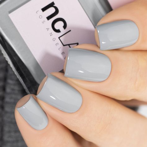 It’s a stay-cation forever when wearing this ultra chic, gray cream lacquer. Color: gray cream lacquerOpacity: Apply two even coats for perfect coverage.Size: 13.3ml/.5 fl.oz All NCLA nail lacquers are proudly made with love in California, 100% vegan, Cruelty Free, and 7-Free*. *Contains NO Formaldehyde, Formaldehyde Resin, DBP, Toluene, Camphor, TPHP, OR XYLENE The appearance of the color on natural nails may vary depending on the lighting. All NCLA beauty, skin & nail products are final sale Grey Nail, April Nails, Subtle Nails, Gray Nails, Nails 2021, Cute Gel Nails, Simple Nail, Do Not Disturb, Nagel Inspo