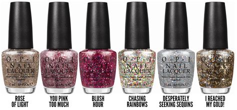 Chalkboard Nails News: OPI Spotlight On Glitter Collection via @Chalkboard Nails #opi #nailpolish Chalkboard Nails, Opi Gel Nails, Nails Opi, Chasing Rainbows, Style Nails, Pink Iridescent, Colorful Nails, Nail Products, Opi Nail Lacquer