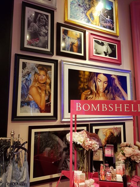 Victoria's Secret. Victoria Secret Decor, Picture Frame Walls, Victoria Secret Style, Style Salon, Dressing Rooms, Glam Room, Secret Rooms, Victoria Secrets, Picture Frame Wall