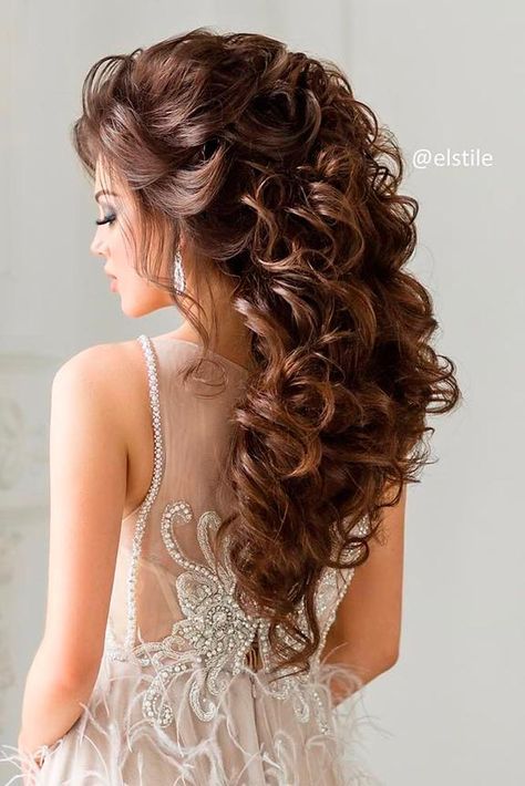 Sanggul Modern, Wedding Haircut, Elegant Wedding Hair, Best Wedding Hairstyles, Long Hair Wedding Styles, Wedding Hair Inspiration, Short Wedding Hair, Hairstyles For Long Hair, Wedding Hairstyles For Long Hair