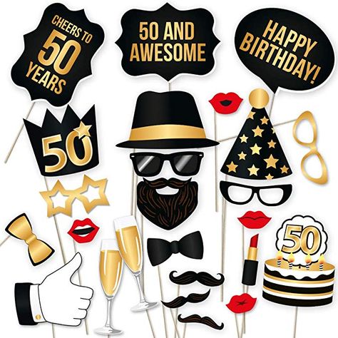 60th Birthday Party Decorations, Birthday Photo Booth, Foto Props, Birthday Party Props, 60th Birthday Decorations, Birthday Props, Party Fotos, Birthday Photo Booths, Photo Booth Prop