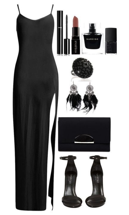 Black Polyvore Outfits, Black Classy Outfits For Women, Company Party Outfit, Polyvore Outfits Classy, Polyvore Outfits Casual, Ssense Fashion, Outfits Classy, Narciso Rodriguez, Outfits Chic