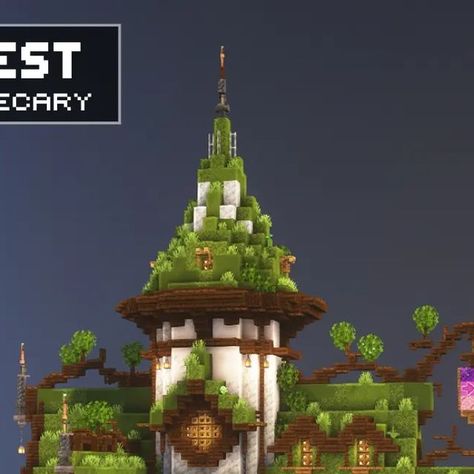 Forest Apothecary Minecraft, Forest Apothecary, Mc Builds, Minecraft Java, Minecraft Inspiration, Minecraft Pocket Edition, Minecraft Survival, New Building, Minecraft Pe