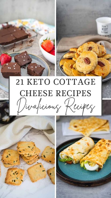 21 Keto Cottage Cheese Recipes - Divalicious Recipes Riccota Cheese Keto Recipes, Low Carb Cottage Cheese Desserts, Cottage Cheese Desserts Keto, Cottage Cheese Recipes Keto, Cottage Cheese Keto Recipe, Breakfast Dips, Cottage Cheese Keto, Keto Cottage Cheese Recipes, Cottage Cheese Recipes Breakfast