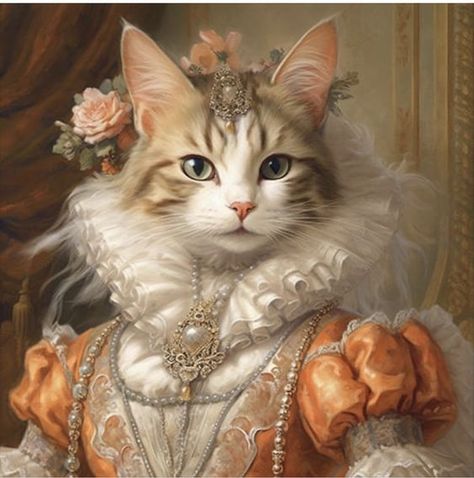 "Noblesse Oblige" Carpet Ideas 2023, Majestic Cat, Noblesse Oblige, Cat Queen, Royal Animals, Cat Portrait Painting, Iphone Wallpaper Aesthetic, Carpet Ideas, Wallpaper Iphone Wallpaper