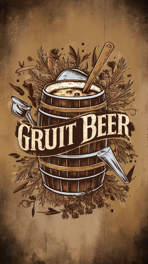 Embarking on a journey to explore the diverse and intriguing world of beers can lead you to some remarkable discoveries beyond the conventional hop-infused brews.  Among these, Gruit Beer emerges as a fascinating alternative, offering a blend of historical richness and unique flavors that are sure to captivate those seeking to diversify their beer experiences. Beer Artwork, Beer Recipe, Homebrew Recipes, Beer Recipes, Craft Brewing, World Crafts, Home Brewing, Barley, Craft Beer