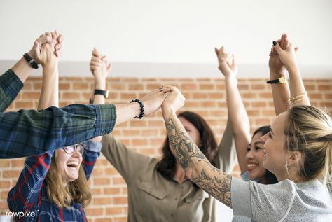 Business team raising their hands up to celebrate | premium image by rawpixel.com Business Team, Diverse People, Staff Meetings, Team Coaching, Public Speaker, Team Photos, Photography Workshops, Model Release, Branding Photos