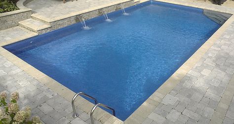 Pool construction image 1 16 X 32 Inground Pool, Above Ground Pool Inground, Pool Patio Furniture, Inground Pool Designs, Rectangle Pool, Pool Paint, Pool Kits, Hot Tub Cover, Swimming Pools Inground