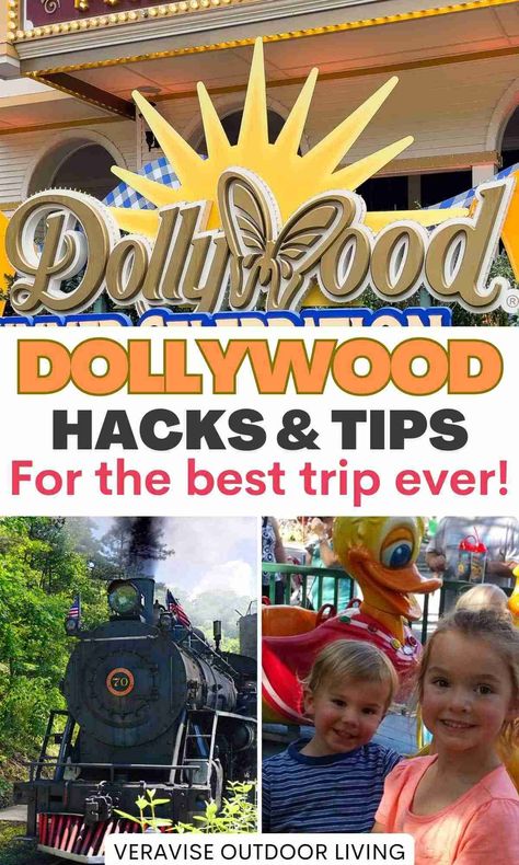 Planning a trip to Dollywood? Before you hit the road make sure you read this Dollywood Vacation guide featuring Dollywood hacks that are sure to save you the stress! Dollywood Christmas, Dollywood Park, Tennessee Road Trip, Mountains Tennessee, Photo Scavenger Hunt, Smoky Mountains Vacation, Bucket List Vacations, Tennessee Travel, Best Trip