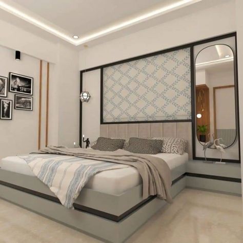 Bedroom Design Ideas ✨️| Interior design ✨️👌 . . . . #trendingpost #luxurybedroomdesign #smartlighting #bedroominteriors #trendinginterior #mainbedroom #luxuryinteriordesign #bedroomdecor #lightingdesign #bedroomdesign #sethiglassplywood #beforeandafter #explorepage #interiordesign #fypシ゚viralシfypシ゚viralシalシ #dreaminteriors #bedroominterior #foodreview #wallflip #olympics #quickhairstyles #biryanilovers Dressing Table Ideas With Bed, Bed Backside Design, Hall Room Design, Bedroom Interior Design Modern, Instagram Bedroom, Bedroom Design Styles, 2024 Bedroom, Beautiful Bedroom Decor, Bedroom Interior Design Luxury