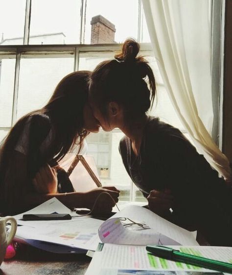 Remember everyone, stay in school and "study" hard!  😏 Woman Loving Woman, Fotos Goals, Girlfriend Goals, Girl Couple, Lgbt Love, Funny Comedy, Cute Relationship Goals, Ravenclaw, Couple Aesthetic