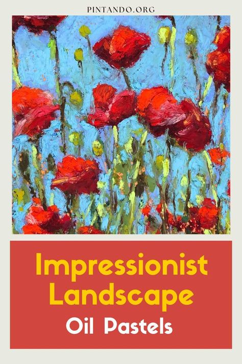 Transform landscapes into captivating works of art! Dive into the mesmerizing world of oil pastels with Drawing & Painting - The Virtual Instructor's tutorial on Impressionist Landscapes. Uncover the secrets of blending, layering, and capturing nature's essence using vibrant pastels. This step-by-step guide breaks down techniques for artists of all levels, empowering you to create stunning landscapes while fostering your unique creativity. Discover the joy of artistic expression and... Oil Pastel Lesson High School, Oil Pastel Landscape Tutorial, Oil Pastel Impressionism, Oil Pastel Portrait Tutorial, Impressionism Art Landscape, Impressionist Art Lessons, Oil Pastel Tutorial, Landscape Oil Pastel, Oil Pastel Techniques