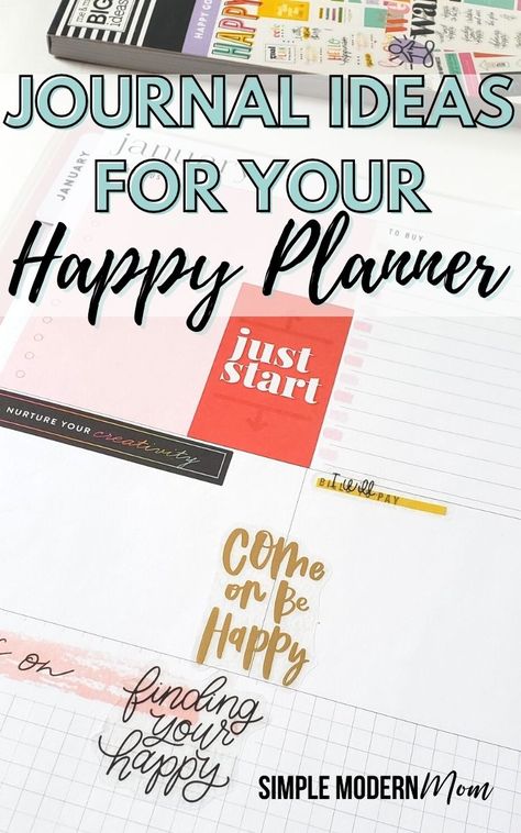 Happy Planner Journaling Ideas, Happy Planner Tracker Ideas, Happy Planner Memory Keeping, Happy Planner Ideas Inspiration, New Journal Ideas, Home Organization Printables, Vision Board Layout, Happy Planner Ideas, Memory Planning