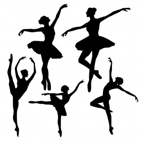 Silhouette Arte, World Ballet Day, Ballet Silhouette, Dance Vector, Dance Silhouette, Ballerina Silhouette, Ballerina Art, Siluete Umane, Silhouette Free