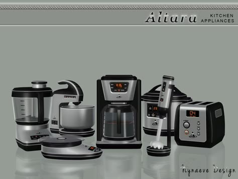 The Sims Resource - Altara Kitchen Appliances Sims4 Cc Kitchen Sets, Sim4 Cc Furniture Kitchen, Sims 4 Cc Airfryer, Sims 4 Cc Kitchen Items, Sims 4 Cc Furniture Kitchen Decor, The Sims 4 Appliances Cc, Sims 4 Cc Toaster, Sims4 Cc Kitchen Decor, Kitchen Decor Sims 4